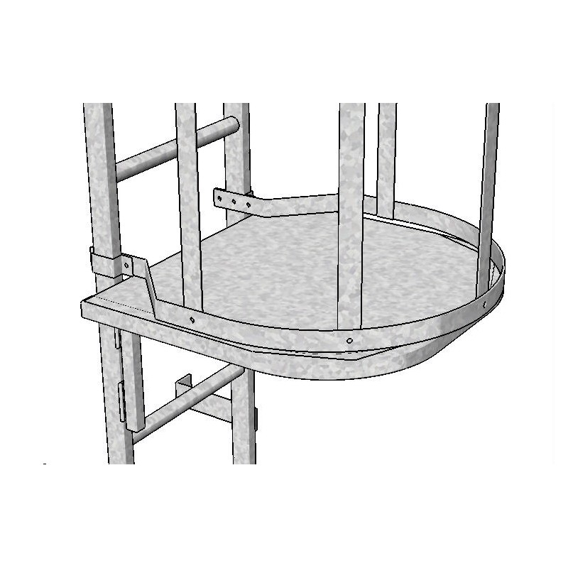 Accessoires pour échelle d'accès au bâtiment